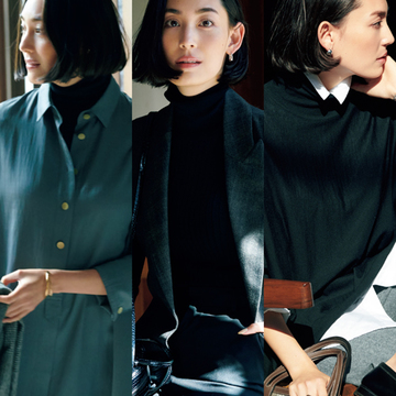 【黒タートルの最旬スタイル7選】この冬のスタイリングは黒タートルで変幻自在に！