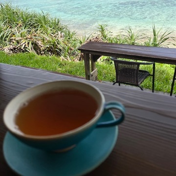 友人たちと沖縄