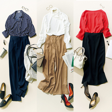 【顔映えブラウス3選】エグゼクティブ女性の夏に欠かせないブラウスコーデ