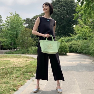 夏が来ると着てしまう〜♪オールインワンで２人ランチ会議