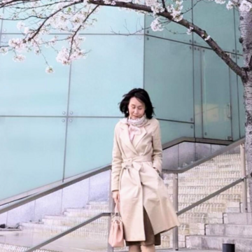 桜色コーデで虎ノ門ヒルズ《アンダーズ東京》へ【ファッション編】