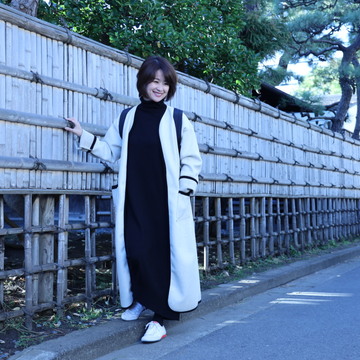 小春日和の鎌倉散策は大人の褒められスニーカーコーデ