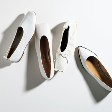 春に映える、ホワイトの洗練シューズ4選【春ファッションに加えたい！マダム戸野塚厳選のフラット靴】