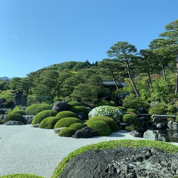日帰りドライブ足立美術館へ移動。