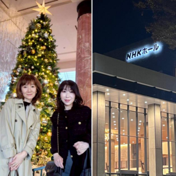 恵比寿でキラキラツリー観賞・夜はLiveで NHKホールへ