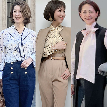 50代の春ファッションに欠かせない「ブラウス」を使ったお出かけコーデ3選