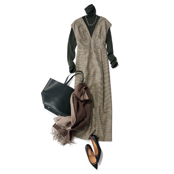 エディター 坪田あさみさんがナビゲート！「Lachement」のバックホールリブタートルでこなれスタイル