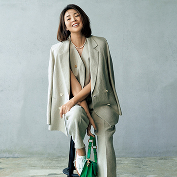 「スリーピース」なら組み合わせ自在！上質リネンのセットアップでハンサムスタイル完成