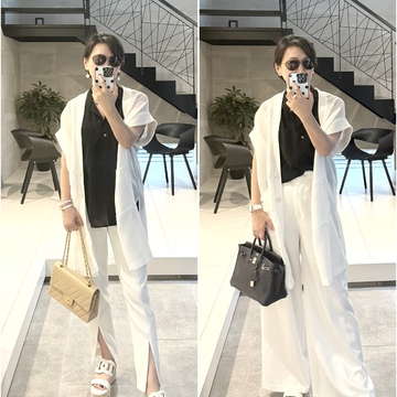 白パンツで叶える、着痩せと脚長の魔法♪