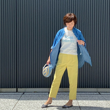 きれい色カラーパンツで瞬間着映え！