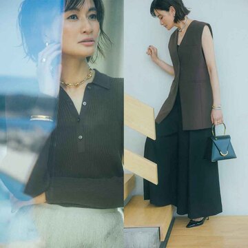【エレガントなブラウンのボトムス＆トップス8選】50代が今欲しい！季節の変わり目は「ブラウン」で美しく