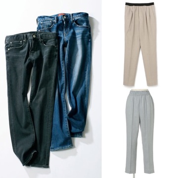 50代のデイリースタイルに最適！足長＆細見え効果抜群のきれいめパンツまとめ