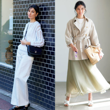 【女らしく着映える透け感コーデ8選】ほのかな素肌感を定番アイテムで取り入れてヘルシーな印象に