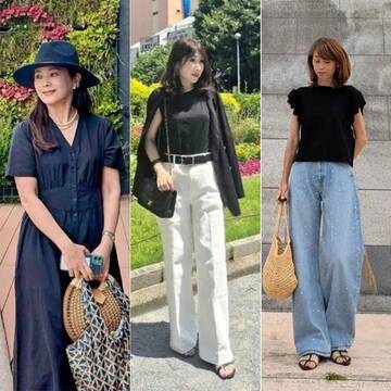 夏だって黒！ブラックコーデを軽やかに見せる50代女性のリアルコーデ11選【チームJマダムまとめ】