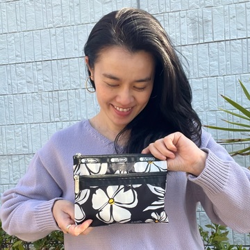 レスポートサックと集英社女性誌コラボ第3弾！éclat大人の花柄ポーチ♡