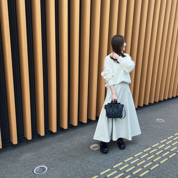 同期・宜子さんとの銀座ランチはホワイトコーデで♡