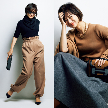 【大人の辛口ベージュコーデ5選】ベージュの柔らかさとこなれ感を引き出して、大胆な着こなしを