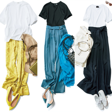 【大人のとろみパンツ5選】洗練ボトムでほどよい抜け感と女らしさを！