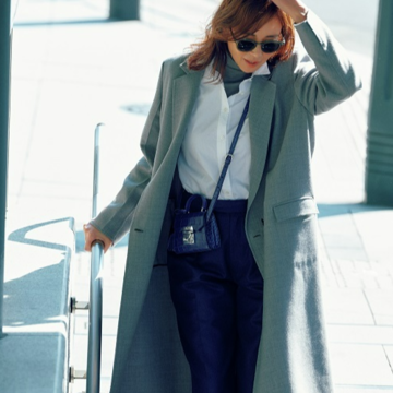 ベーシックな着こなしに「キレ味」をプラス！ ピエール アルディの白スニーカー