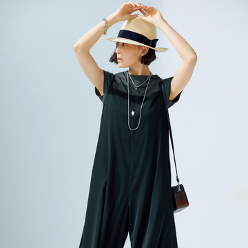 夏～秋に向けヒット確実！おしゃれプロ推薦「濃色オールインワン」コーデ【真夏の“買い足し”服＆小物】