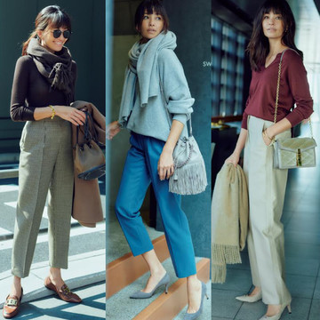 【50代簡単コーデ】上下2アイテムだけで決まる！「旬パンツ」ワンツーコーデ