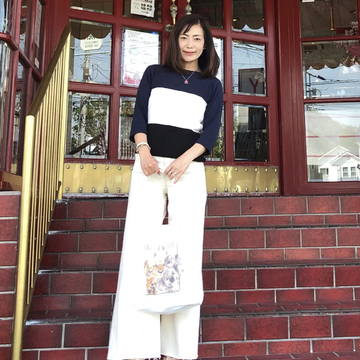 まろやか白デニム＆エコバッグでBreakfast❤︎