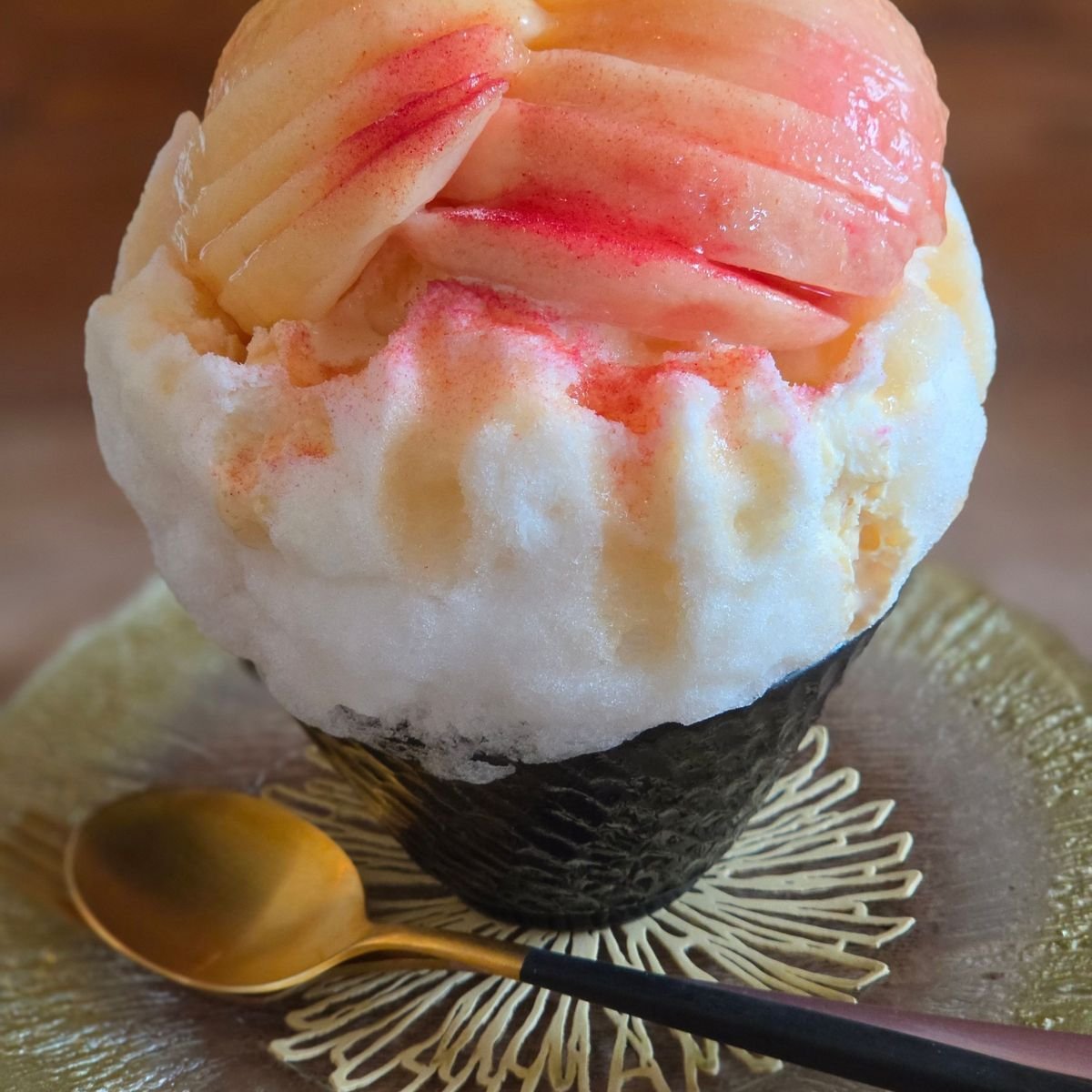 【予約必須】桃が主役の贅沢かき氷を食べに♡