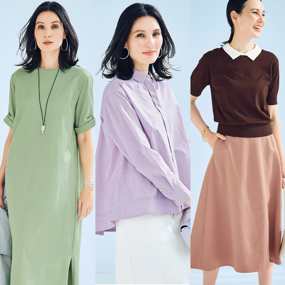 鮮度が上がる。軽やかムードが高まる「きれい色」 を春の主役にまとめ