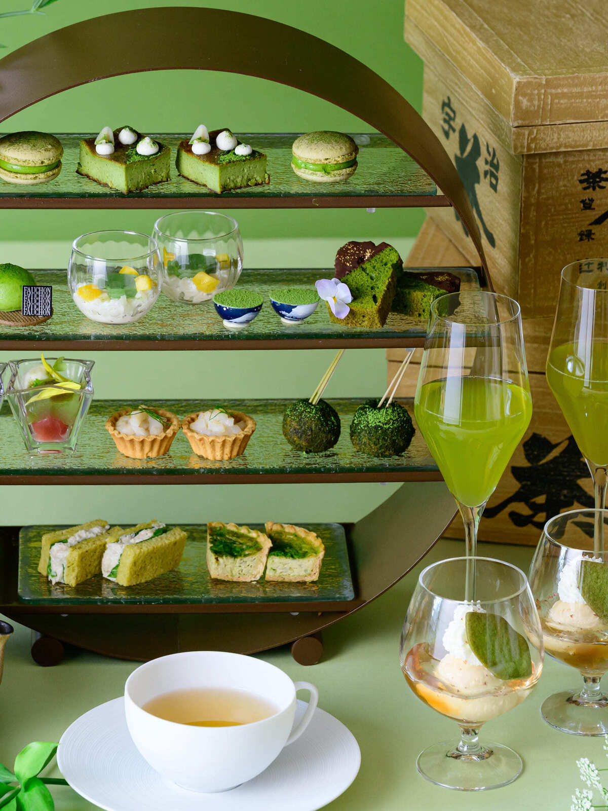 【京都＆大阪のアフタヌーンティー6選】辻利兵衛本店、たねやとコラボ！ 和スイーツを堪能