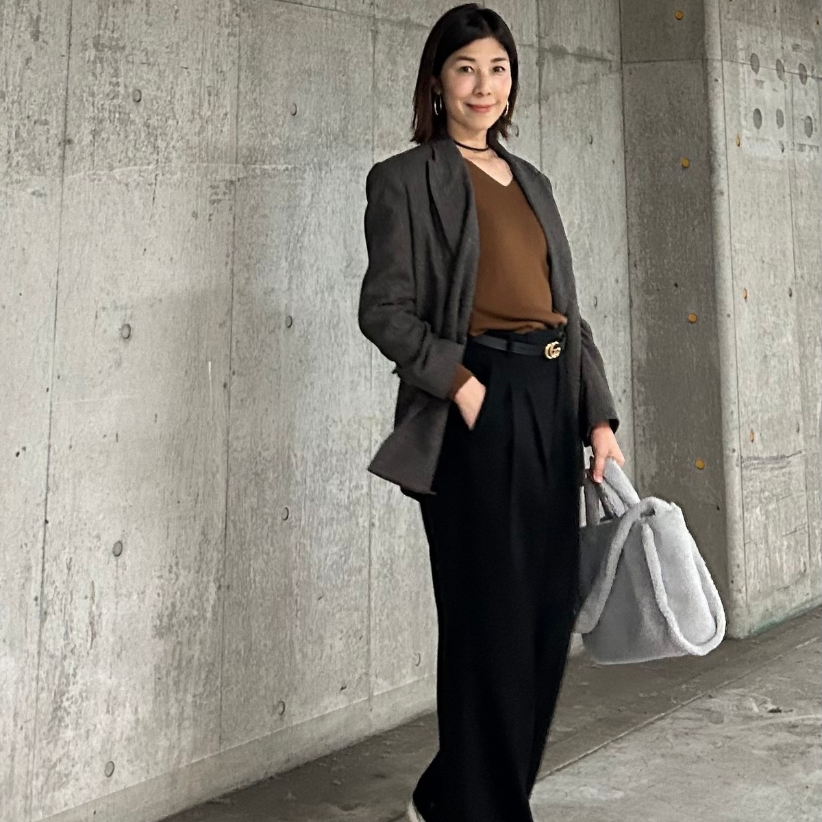 オーバーサイズ のジャケットに夢中