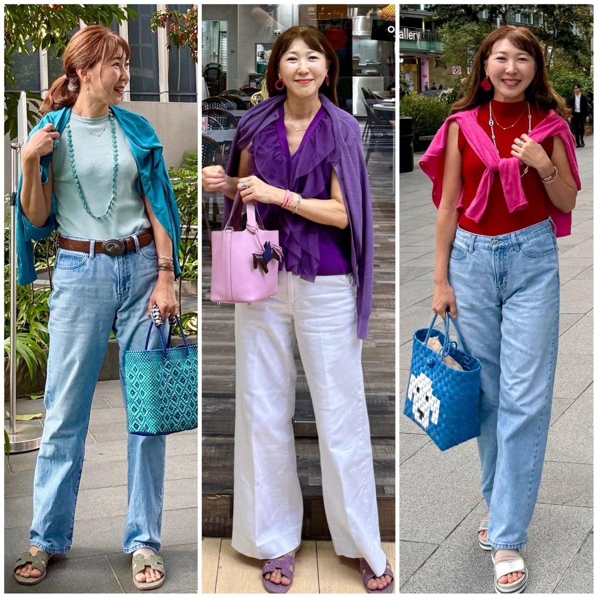 【UNIQLO】デニムコーデ♡ どんより梅雨空も吹き飛ばす！キレイ色で楽しむユニクロ デニム。