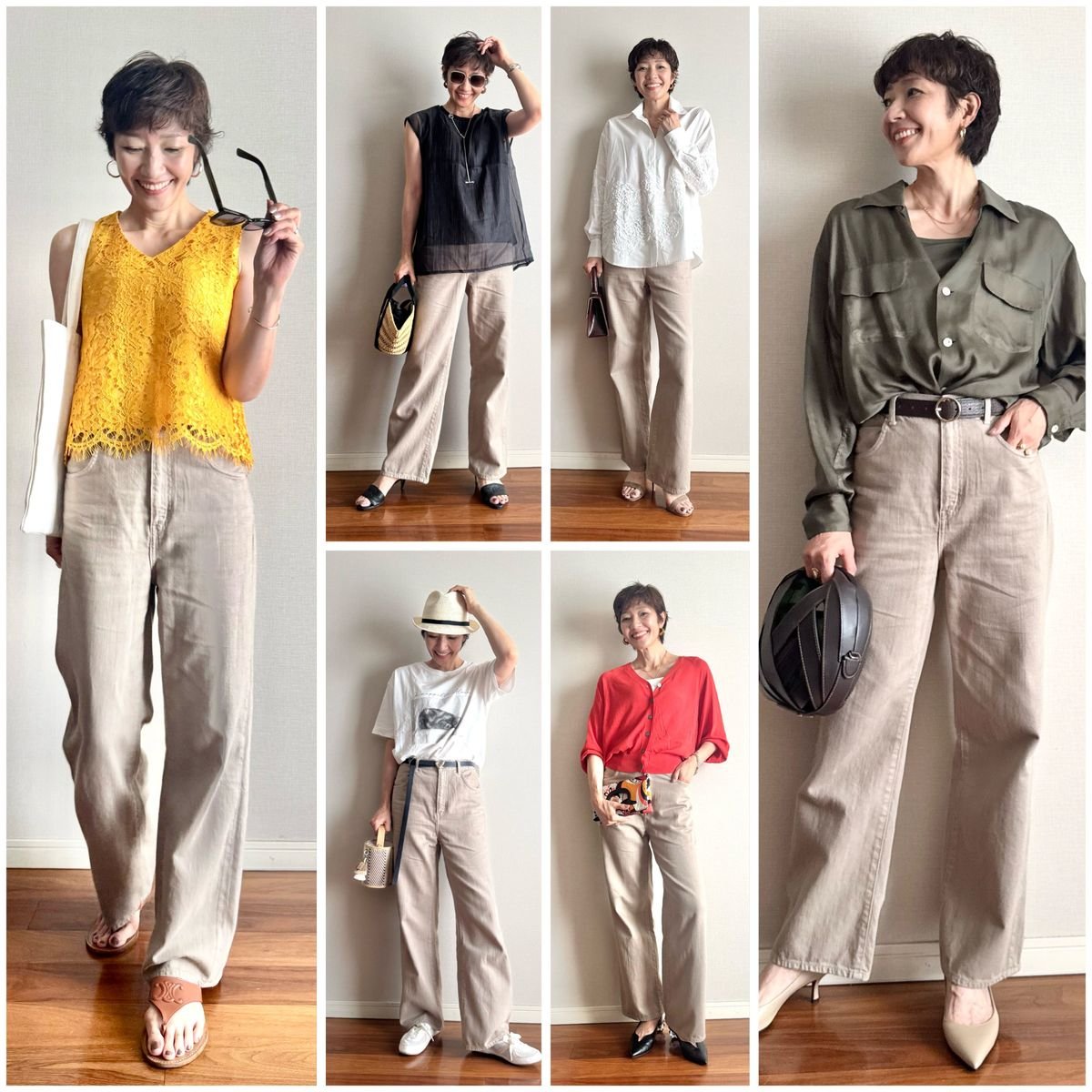 50代の心地よいナチュラルカラーデニム【RED CARD TOKYO×eclat Manoa／ライトデニム】 ～ Vol.2 盛夏〜初秋スタイリング提案  ～