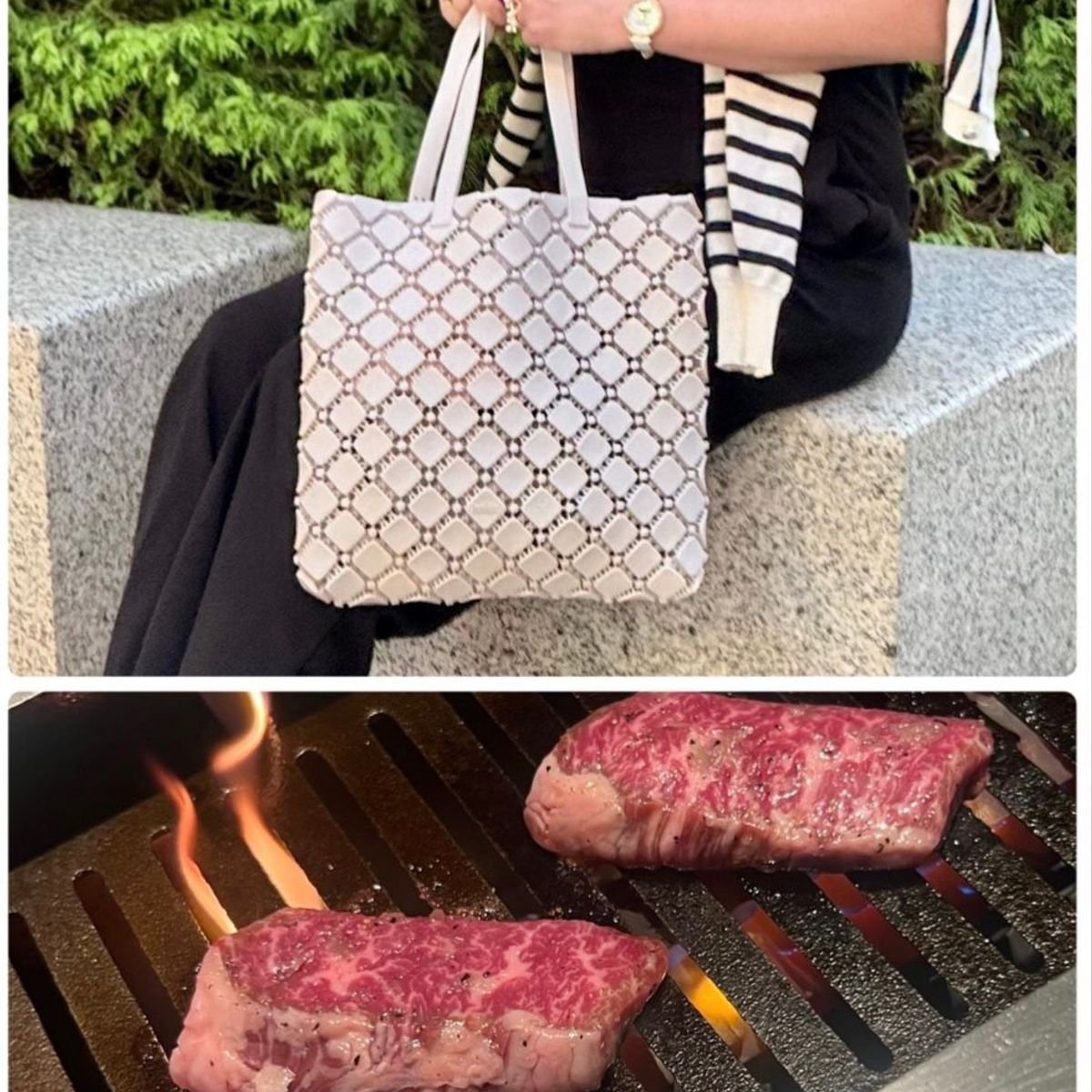 焼肉で暑気払い♪匂い移りも気にならないバッグが相棒。