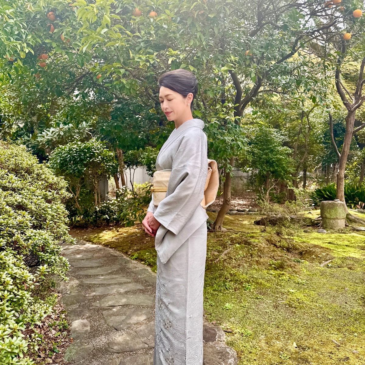 お着物で娘の卒業式🌸