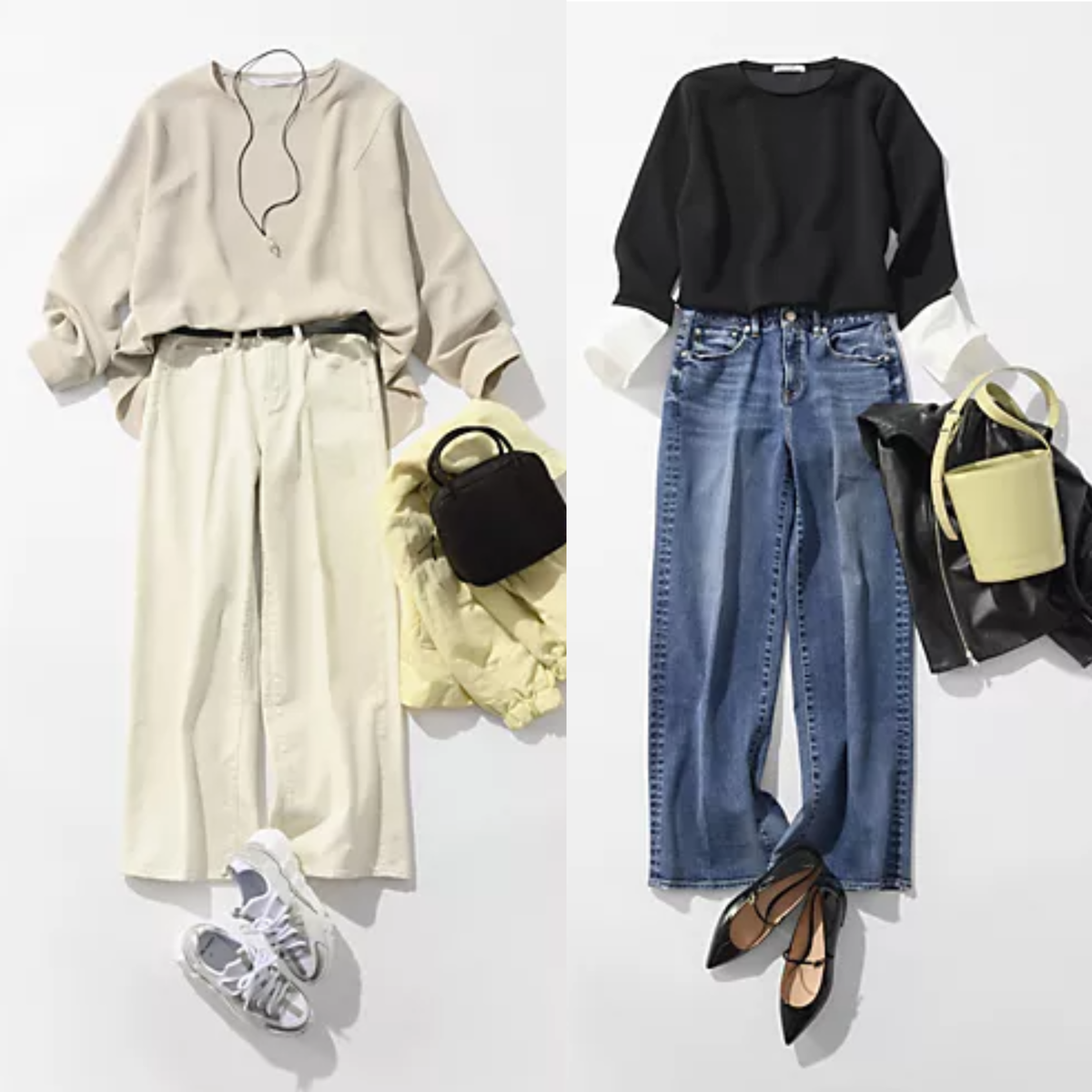 【40代・50代 パンツコーデ】 RED CARD TOKYO×eclat【スタイリスト村山佳世子さん別注】コラボデニムが大人にいい！ 