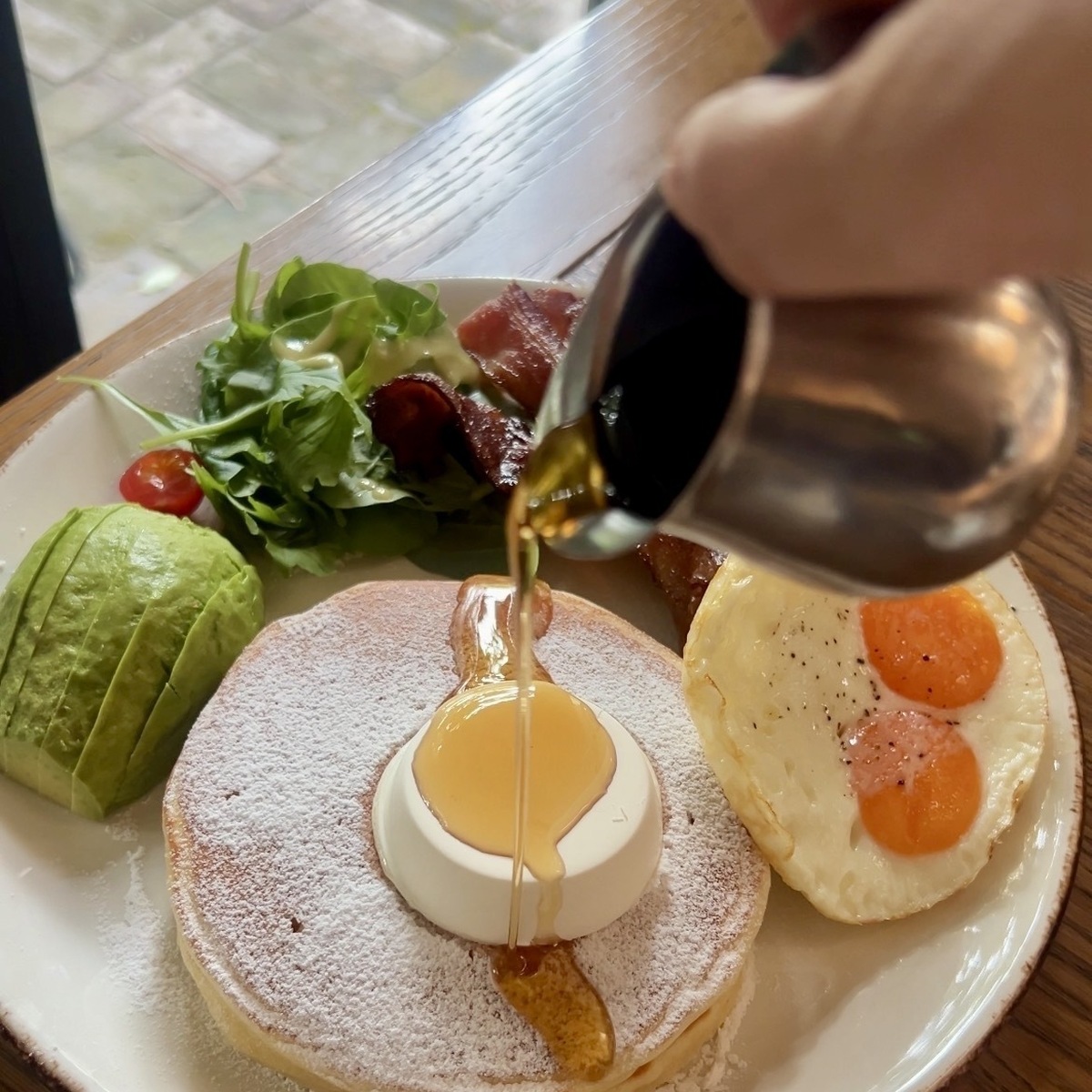 代官山朝活♪コーデは、ブルーとホワイトで爽やかに🩵🤍