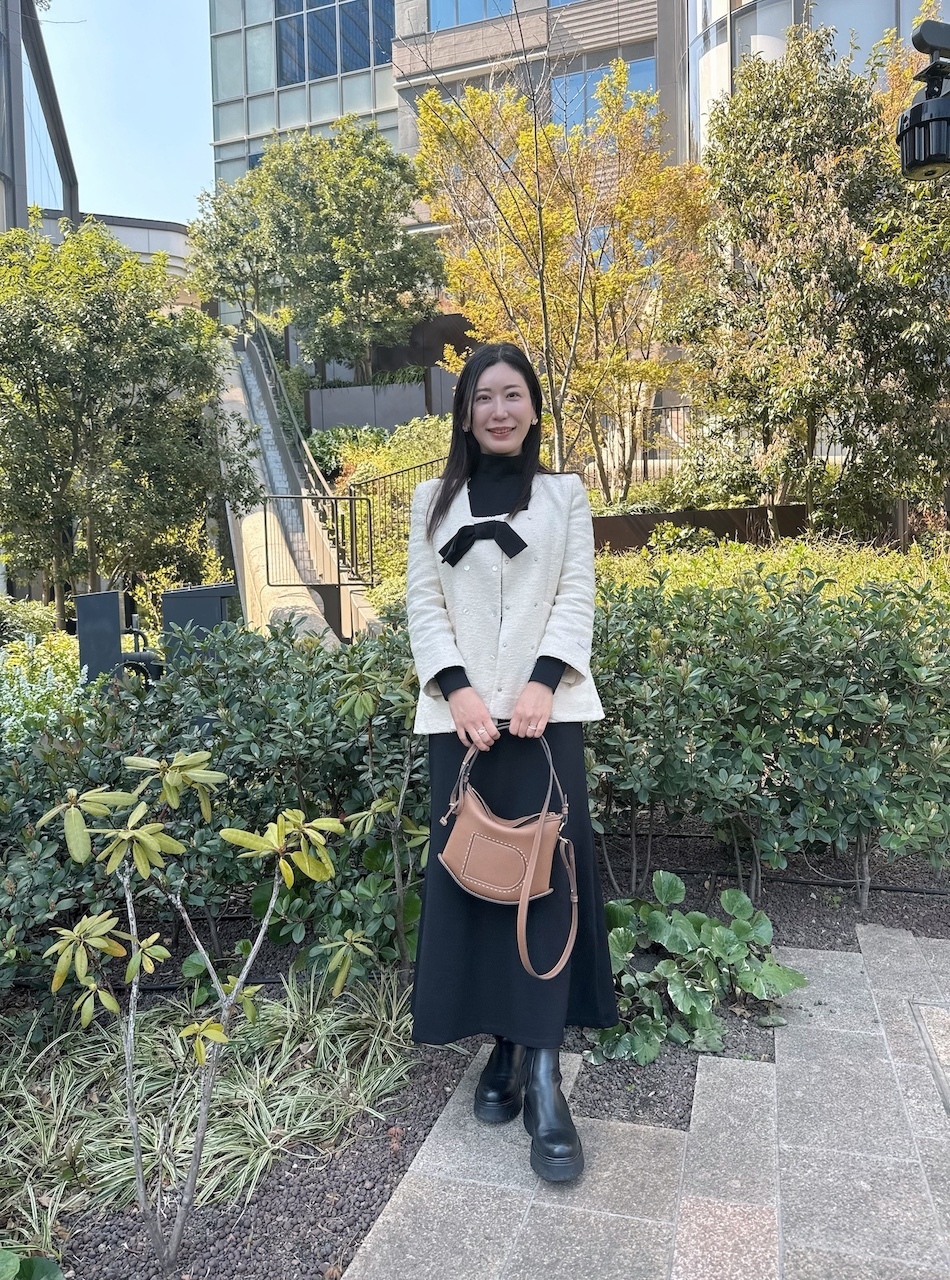 甘すぎない【大人リボン】ジャケットで麻布台ヒルズ ジャヌ東京へ。