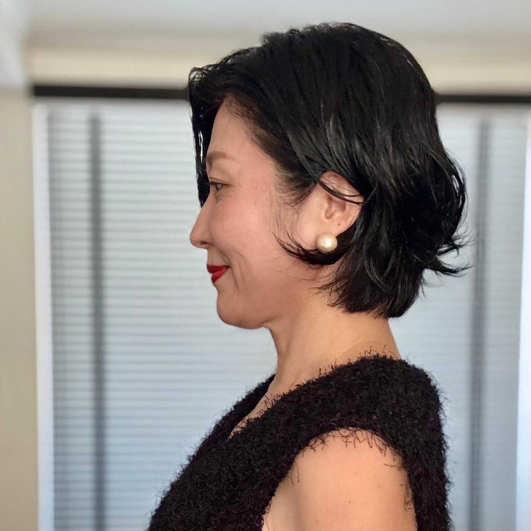 【50代ヘアスタイル】ショートヘア派の私。久しぶりにパーマをかけてアレンジを楽しんでいます