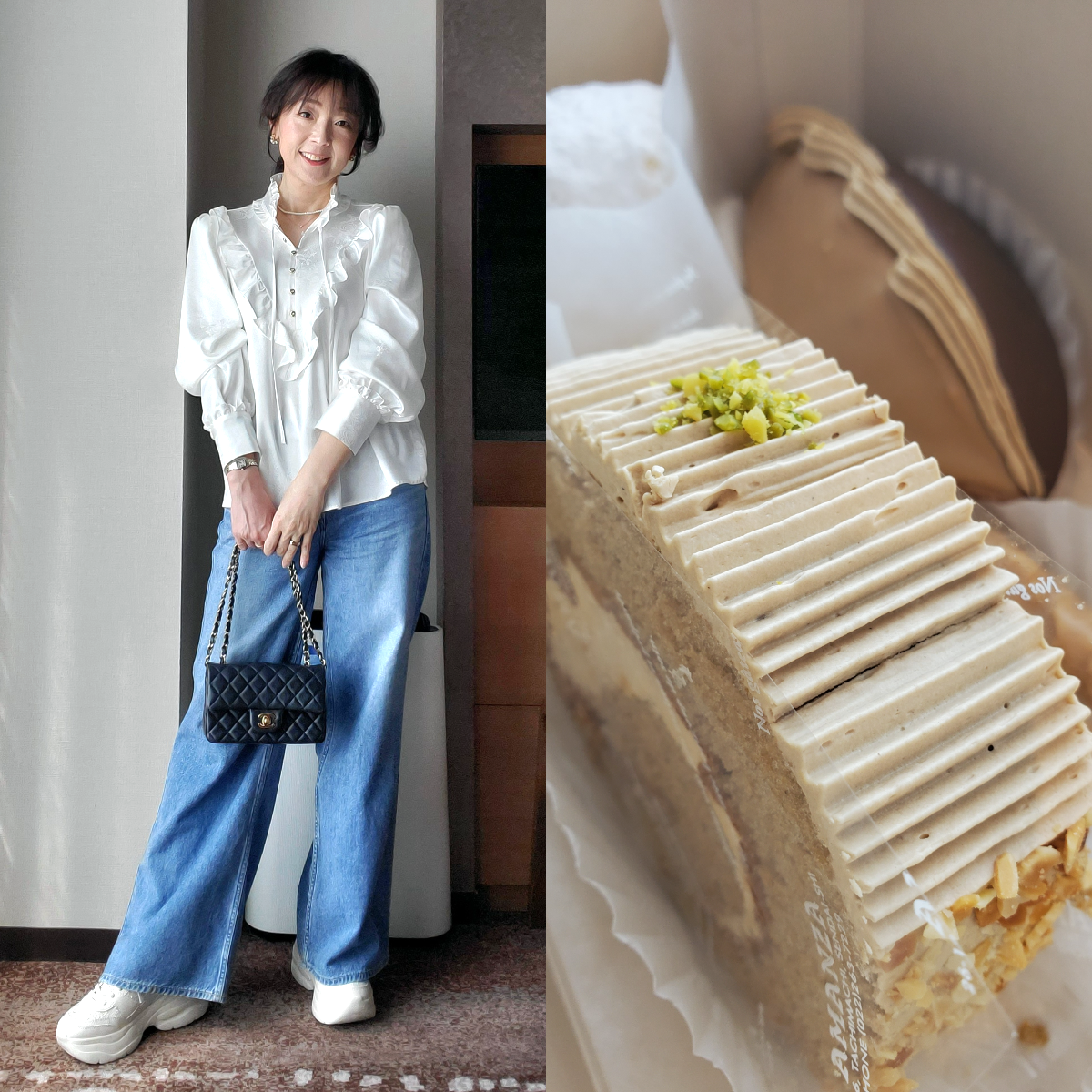 "大人の初夏旅"着こなしで表情が変わるZARAブラウス＆conte別注デニムで老舗名店へ