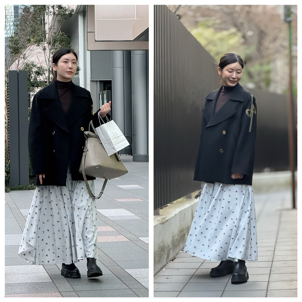 脱、冬コート！【PATOUの厚手ジャケット】で、春支度スタート。