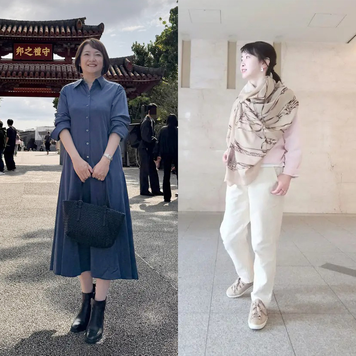 【40代・50代の春旅コーデ5選】季節感を大事にしながら気温差対策も意識したコーデに！