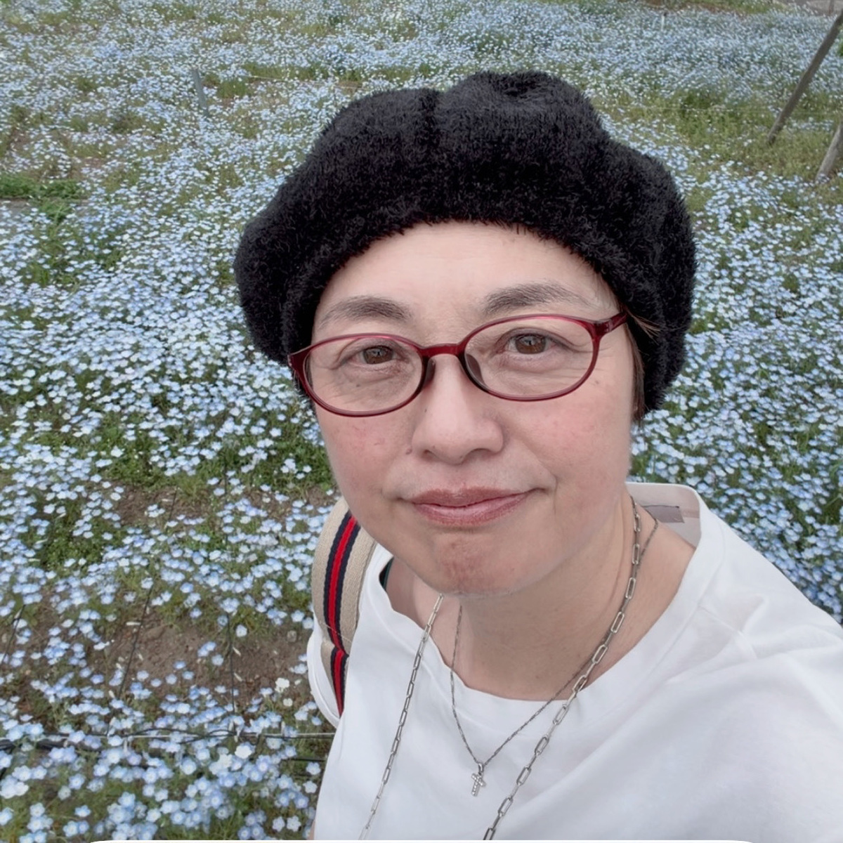 日暮里・舎人ラインに乗ってネモフィラ❀を堪能いたしました