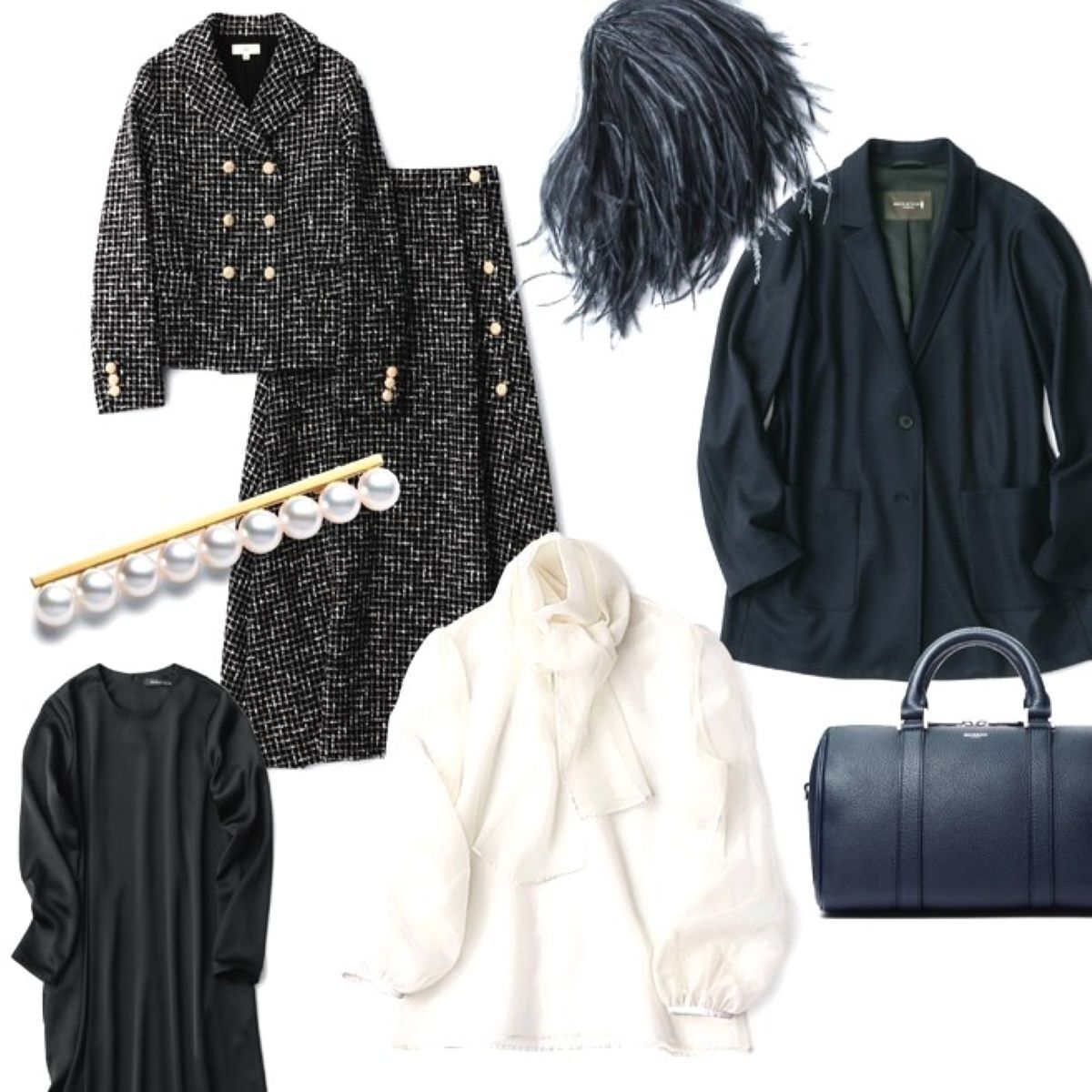 春のセレモニーでも活躍。軽やかに映えるエレガントアイテム