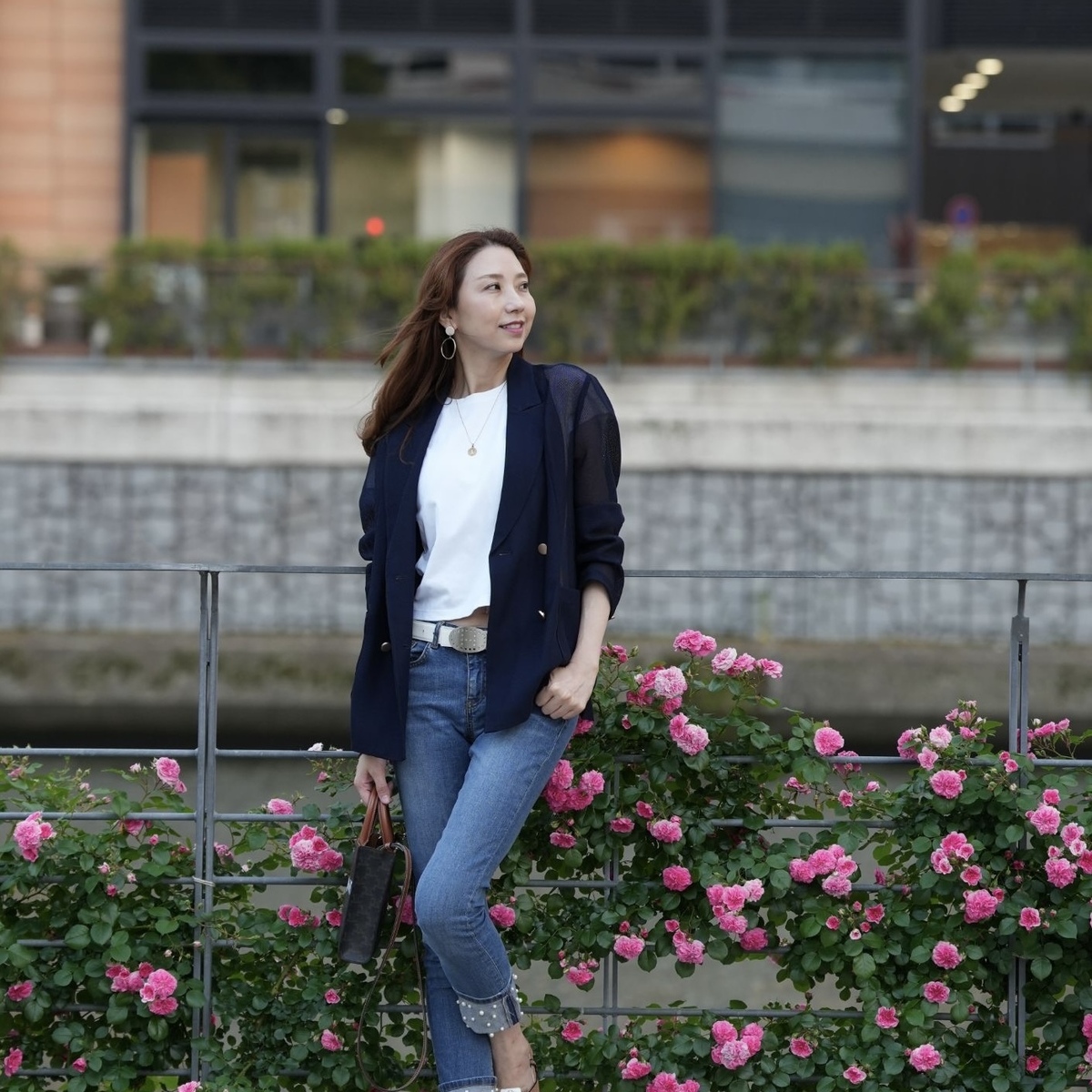 【UNIQLOミニT】で飾らない休日✨〜大阪中之島バラ園へ〜🌹