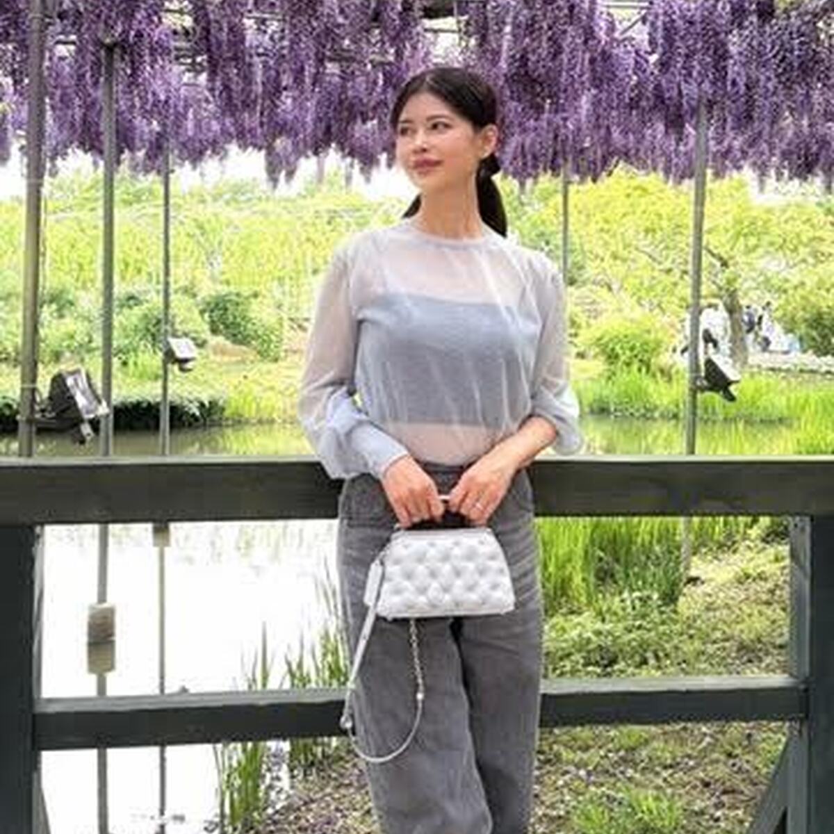 藤の花まつりへ。柔らかな紫色に包まれて