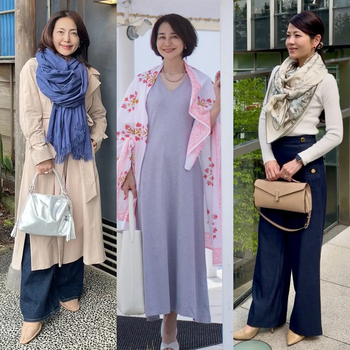 40代・50代愛用のストール5選。気温差対策に必須！連休中のお出かけや旅行にも役立つアイテム