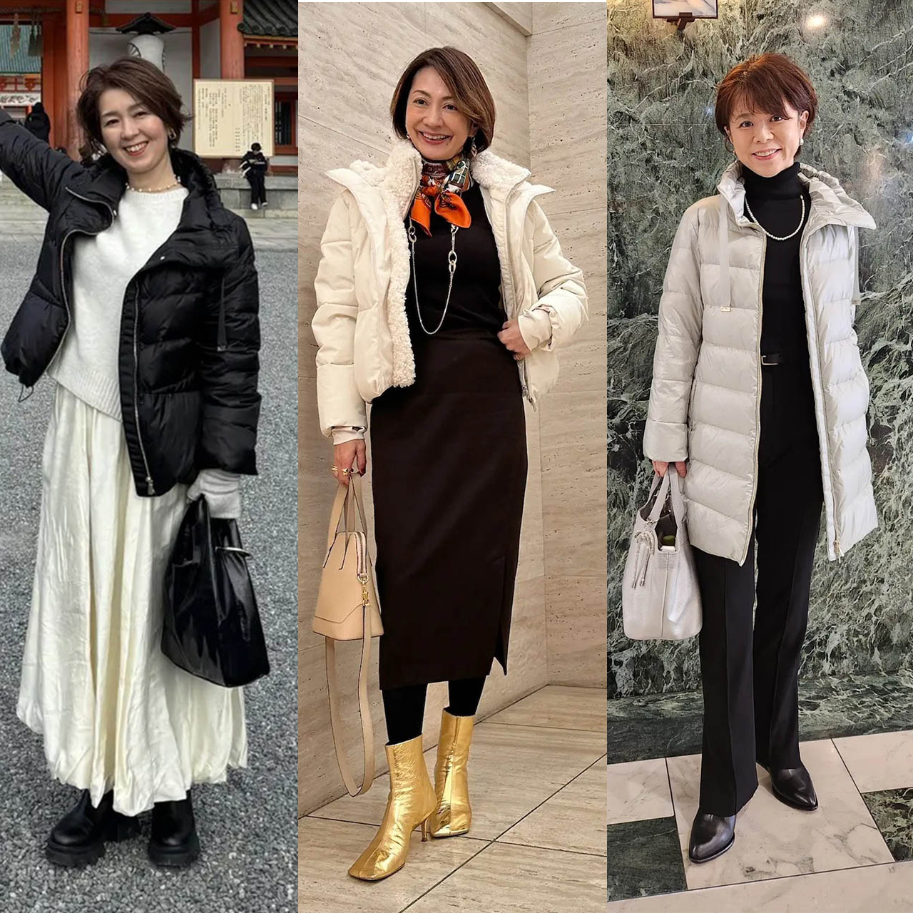 着膨れせずにおしゃれに着こなせる！おしゃれな40代・50代愛用のダウンコート6選