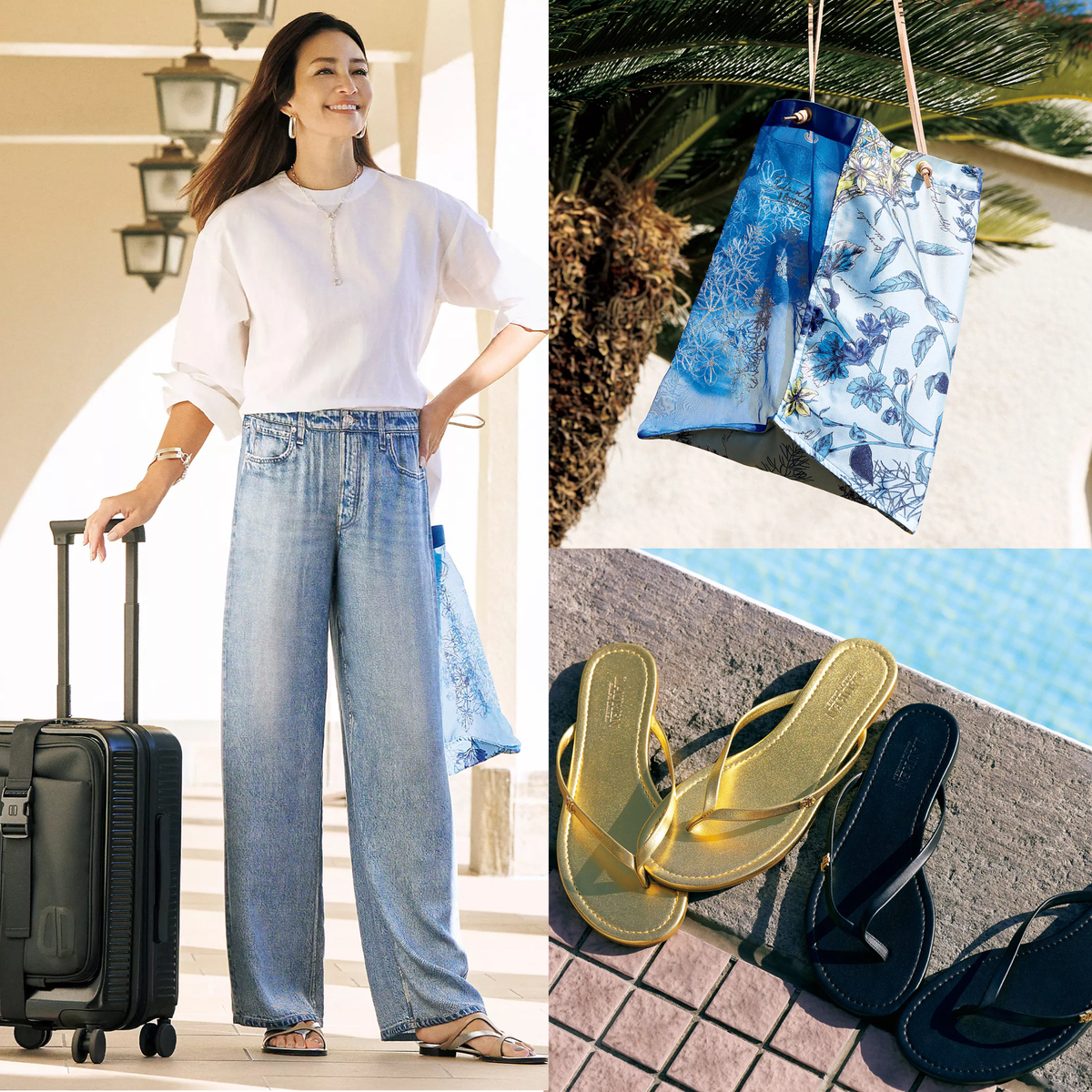軽やかさも、機能性も、シーン映えもお任せあれ大人のための快適で華やかな「旅スタイル」まとめ