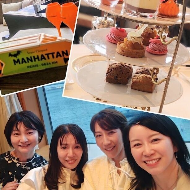 セイボリー好きなら見逃せない✨前菜ブッフェと絶景が魅力のマンハッタン アフタヌーンティー