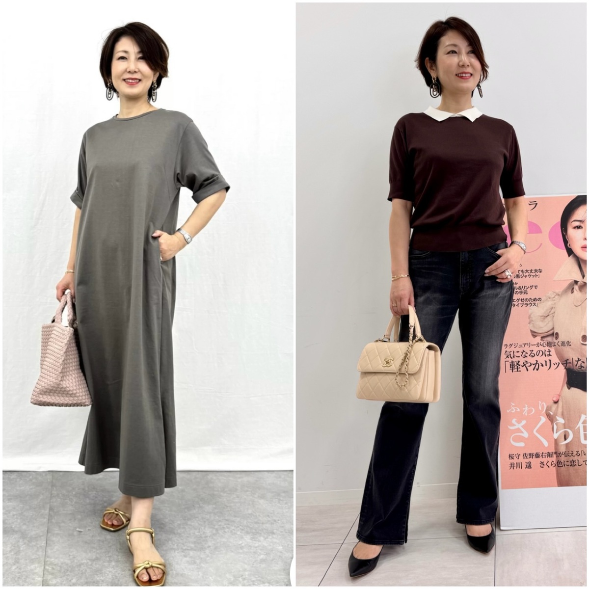 【GWに着たい】50代のカジュアルワンピース＆キレイ目ニット